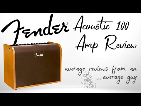 An Amp For The Gigging Songwriter - Fender Acoustic 100 Amp Review
