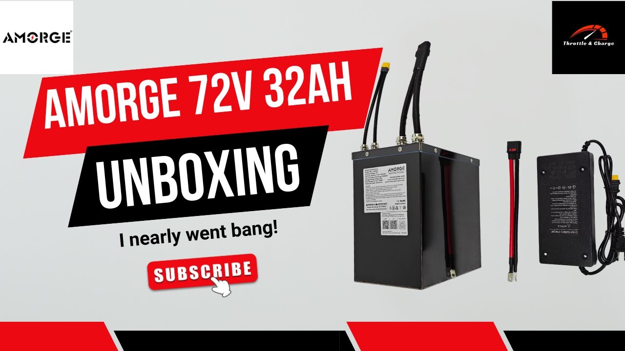 Scariest Battery Unboxing — Amorge 72V 32Ah Almost Exploded