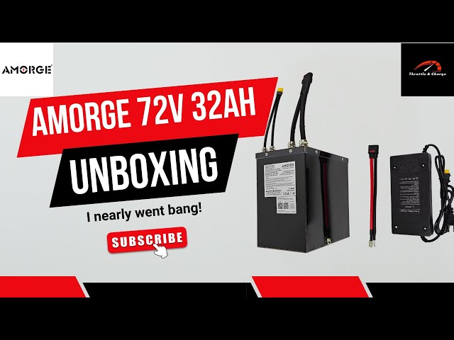 Scariest Battery Unboxing — Amorge 72V 32Ah Almost Exploded