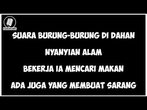 IWAN FALS - KUPU KUPU HITAM PUTIH | KARAOKE | LYRICS