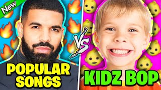 POPULAR RAP SONGS vs KIDZ BOP REMIXES | PART 3