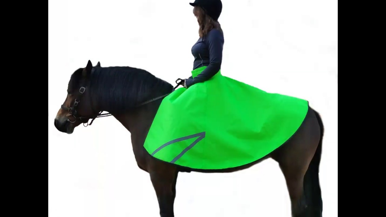 Reflective riding skirt for women | Equestrian style horseback riding gear