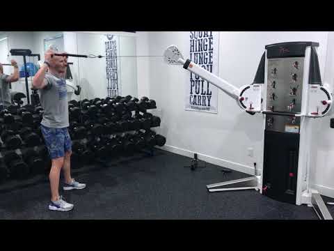 Cable Face Pull to Y-Press Combo