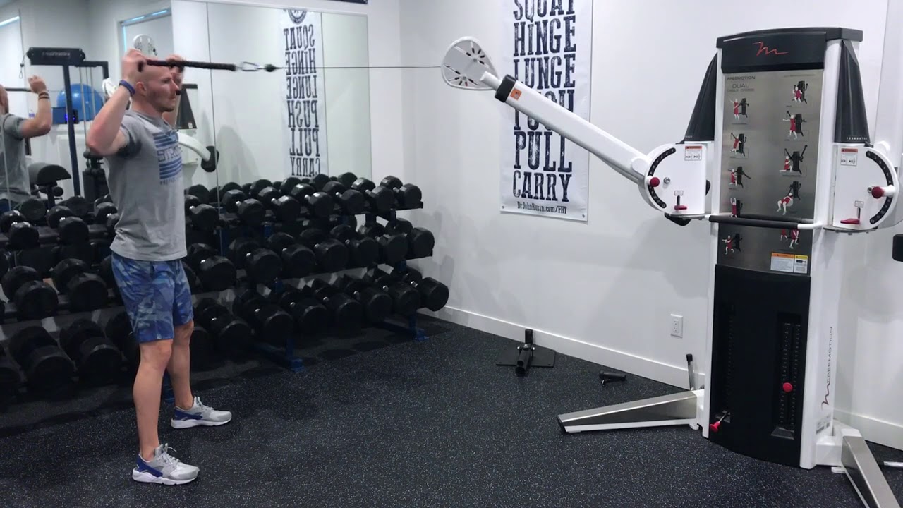 Cable Face Pull to YPress Combo YouTube