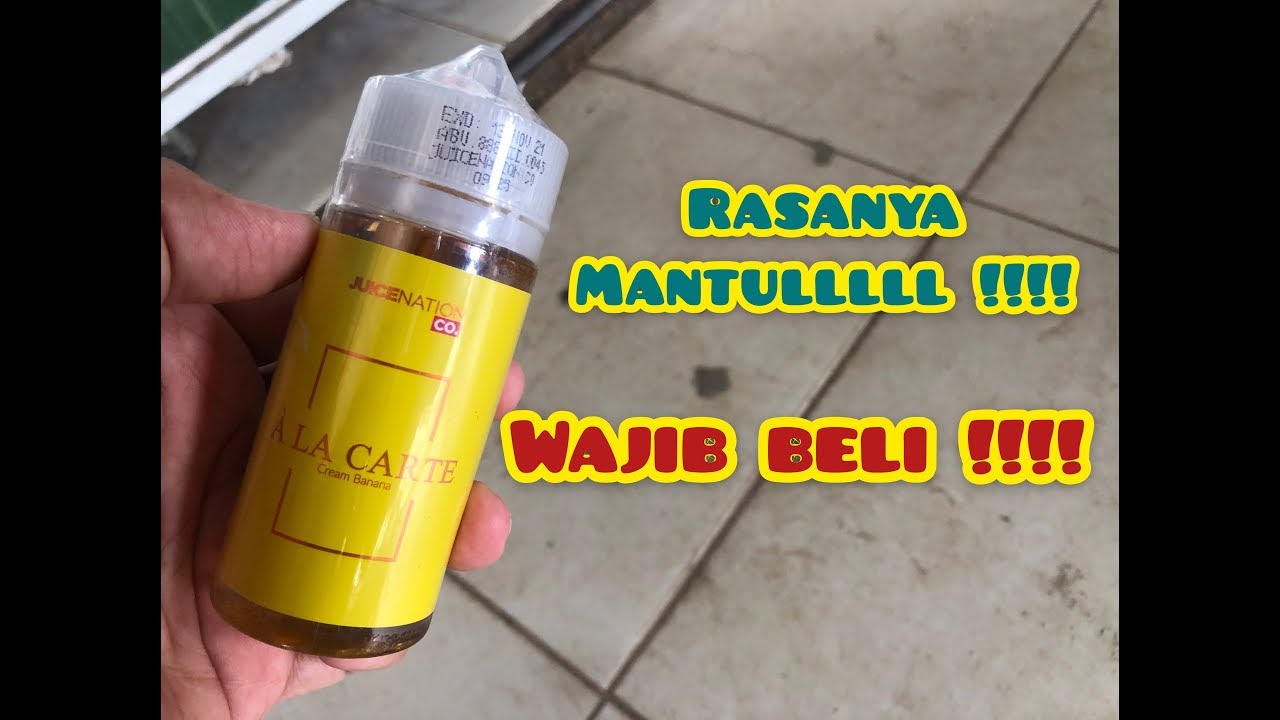 ALA CARTE “cream BANANA” liquid recommended