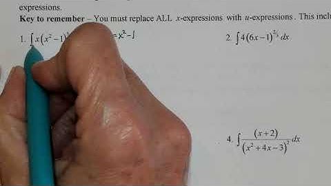 Unit 6 Notes 1   u Substitution