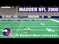 Madden NFL 2000: Vikings WR Randy Moss catches TD Bomb to take the lead against the Buccaneers