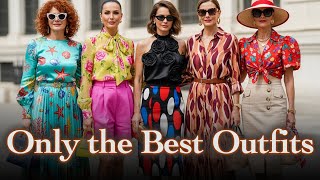 Fantastic Milan Street Style 2025 Best Summer Outfits Compilation You Must See