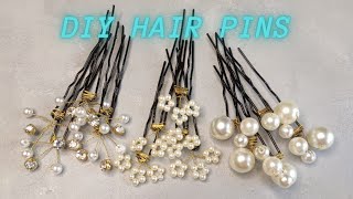 STYLISH HAIR PINS | DIY HAIR ACCESSORIES AT HOME | MAKE HAIR PINS AT HOME