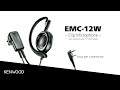 KENWOOD's EMC-12W, a clip microphone with earphone and PTT (VOX ready)