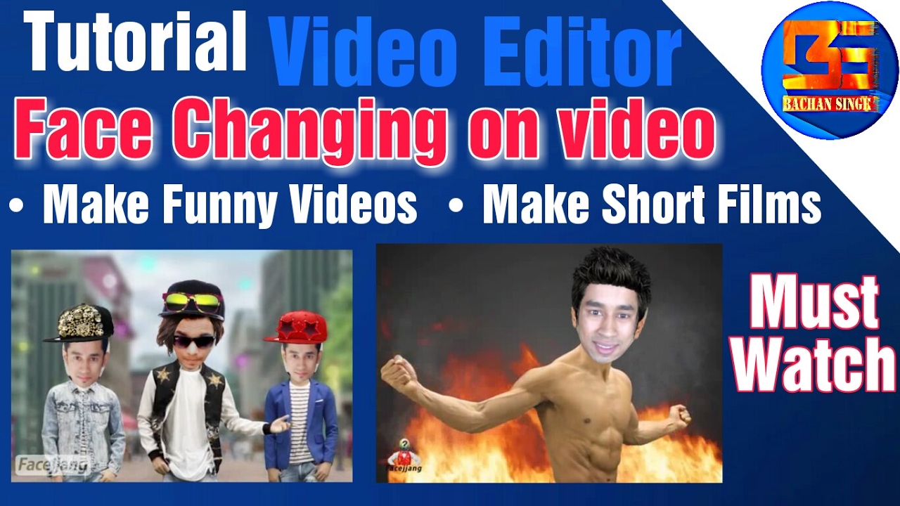 Video Editor How To Add Face On Any Character BS YouTube