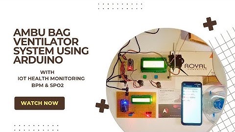 DIY Low Cost Ventilator Using Arduino with Temperature, BPM and Spo2 Oximeter