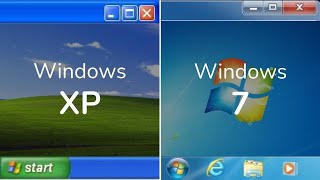 Comparing Windows XP and Windows 7!