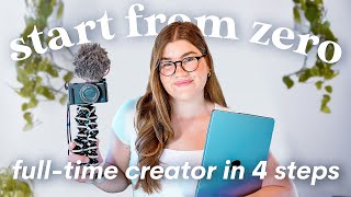 Finally go fulltime as a creator next year. Here’s how.