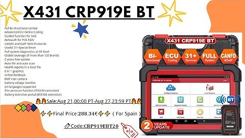 LAUNCH CRP 919E BT | UNBOXING VIDEO