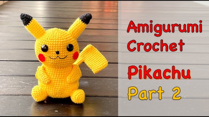 Part 1/2] Pikachu Crochet Free Pattern Amigurumi Tutorial 