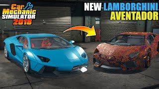 BUILDING A "LAMBORGHINI AVENTADOR" | CAR MECHANIC SIMULATOR #6 screenshot 3