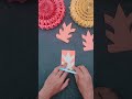Step by Step Snowflake Making Tutorial #papercraft #colourpapercraft #origami #diy