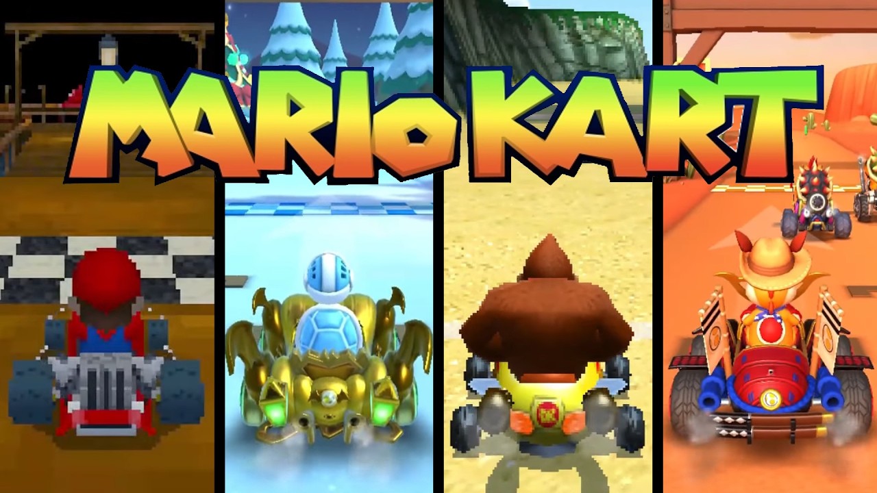 MARIO KART SERIES - All N64 Retro Courses