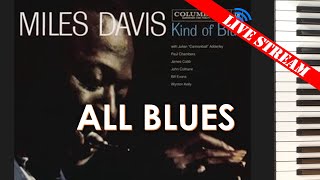 How to play All Blues easy piano tutorial - lesson preview