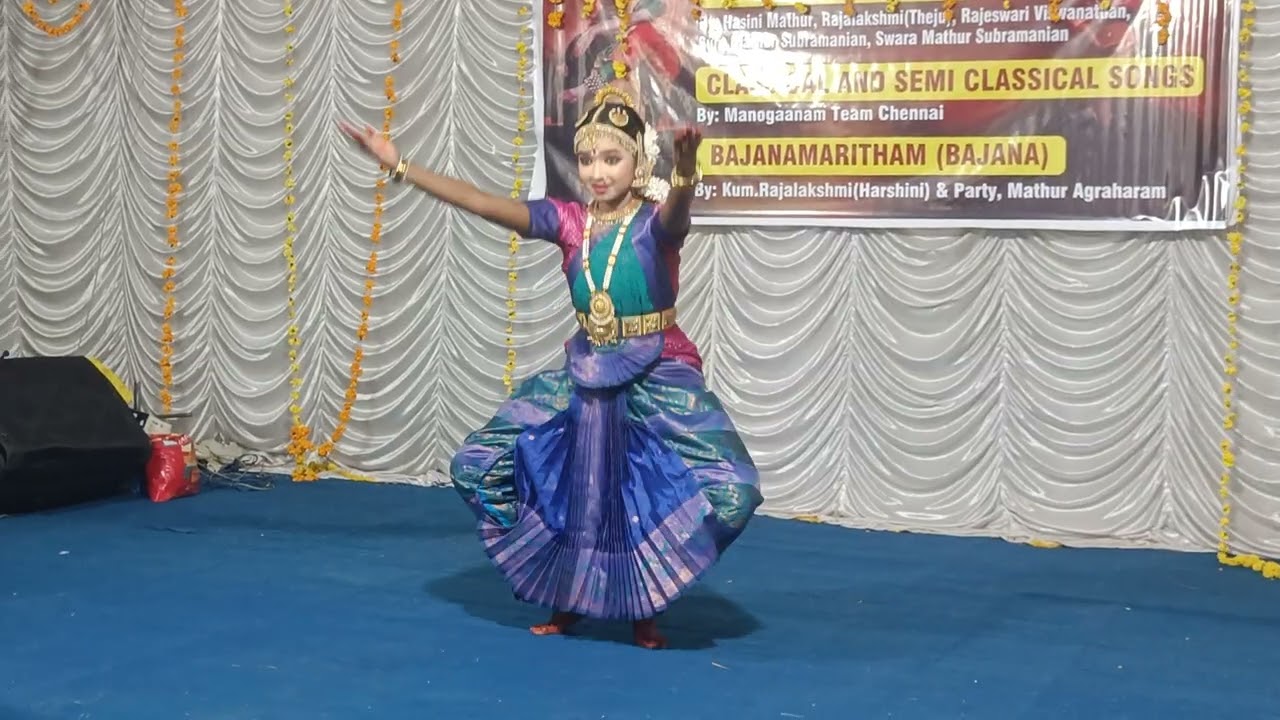 Haasini mathur. Bharathanatyam. Mathur sasthapreethi 2026January 10