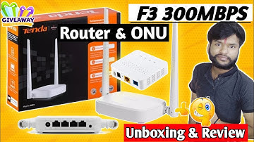 Tenda Router Setup || Tenda N301 Wireless Easy Setup Router || Unboxing & Review || Tenda Wifi || 😍