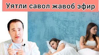 : JONLI EFIR JINSIY UYATLI SAVOL JAVOB