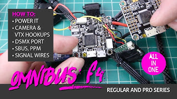 OMNIBUS F4 and F4 PRO - Overview of Power, Camera, Vtx, DSMX, Sbus & More
