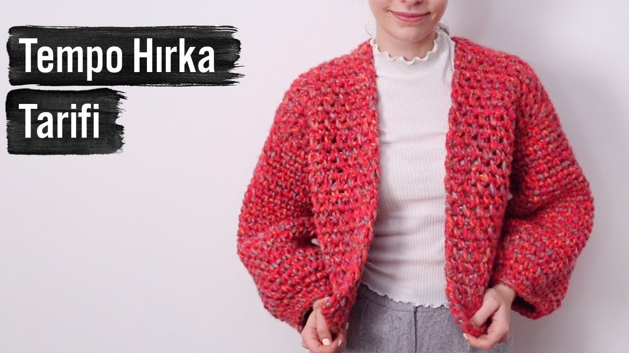 Kartopu Tempo Prints ile Hırka Tarifi