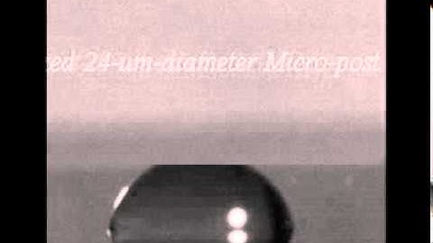 Droplet impact dynamics on a silanized silicon flat and micro-post array surfaces