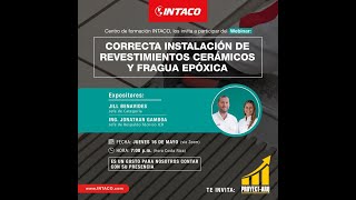 INTACO- correcta instalación de revestimientos cerámicos y fragua epoxica