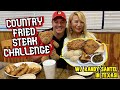 "WOLF IT DOWN" CHICKEN FRIED STEAK CHALLENGE w/ Randy Santel & Joel Hansen in Gainesville, TX!!!!,