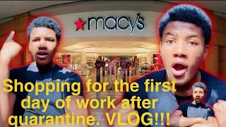 Shopping for the first day of work after quarantine. VLOG!!!