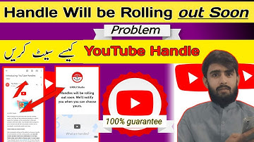 Youtube channel handle kaise banaye | YouTube Handle New Update| create Custom URL | @ureestech2929