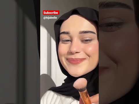 Easy Makeup Tutorial 😍💟 #hijab #makeuptutorial #easydailytutorial