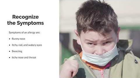 School Education, Lesson 2:  Allergy - Management of Classroom Emergencies