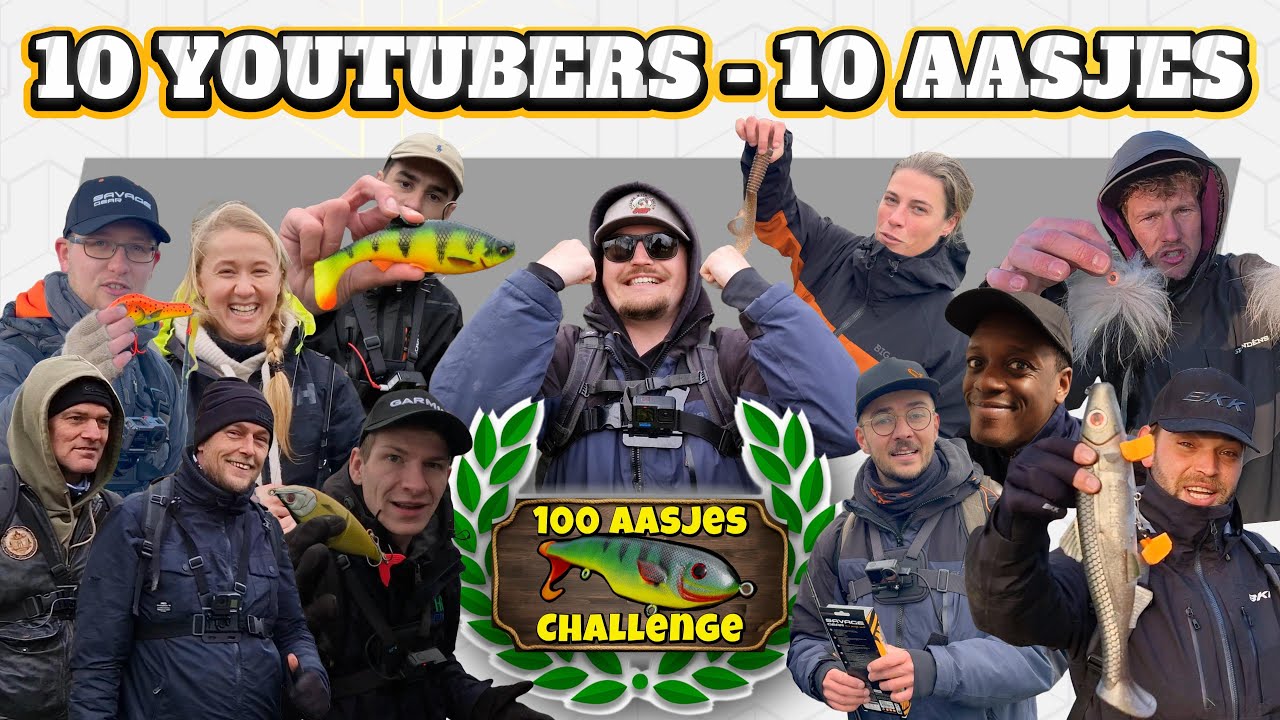 10 YOUTUBERS BEPALEN WAAR IK MEE MOET VISSEN! 100 aasjes challenge deel 10 FINALE