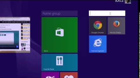 How To Group Windows 8 Tiles On the Start Screen