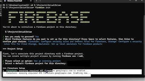 Firebase CLI Installation & Initialization