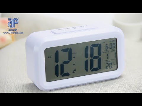 Video: Table Clock With Alarm: Mechanical Models With Large Numbers, An Overview Of Children's And Digital Watches With A Calendar And Backlight