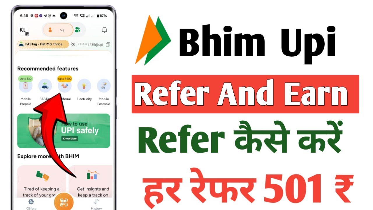 BHIM app se refer kaise kare 2025 || bhim upi refer and earn pending problem