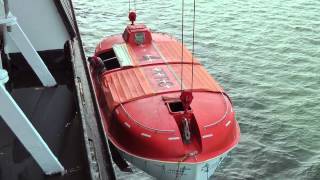 Lifeboat Drill on the Maasdam Cruise Ship