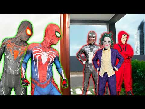 JOKER’s Lie!! 4 SPIDER-MEN Face an Evil Plan