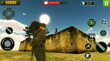 WW2 US Army Commando survival battleground Game, Gameplay