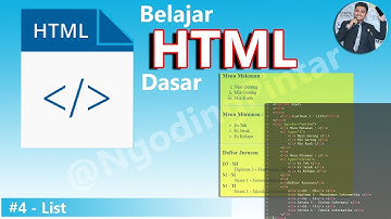 #4 - List - Belajar HTML