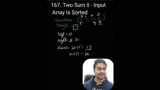 Two Sum II - Input array is sorted #shorts #twosum #algorithms #javascript #arrays