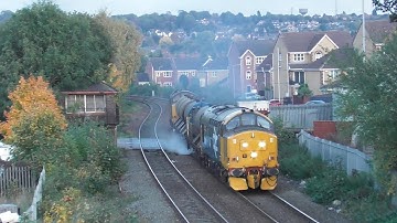 RHTT | DRS Class 37s no 37401 & 37716 | Castleford | 18th October 2022