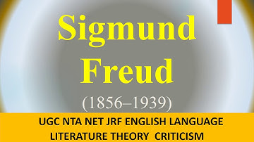 Sigmund Freud Explained Psychoanalysis UGC NTA NET SET TGT PGT HSA EnglishLiterature