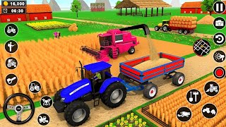 Real Tractor Farming Simulator 2024 - Harvester Tractor Driving - Android Gameplay part -8 screenshot 3