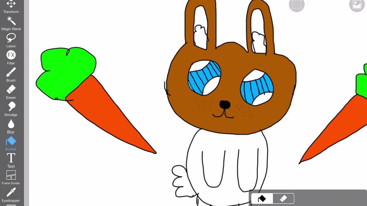 How to draw a cute bunny ðŸ° ️ - YouTube